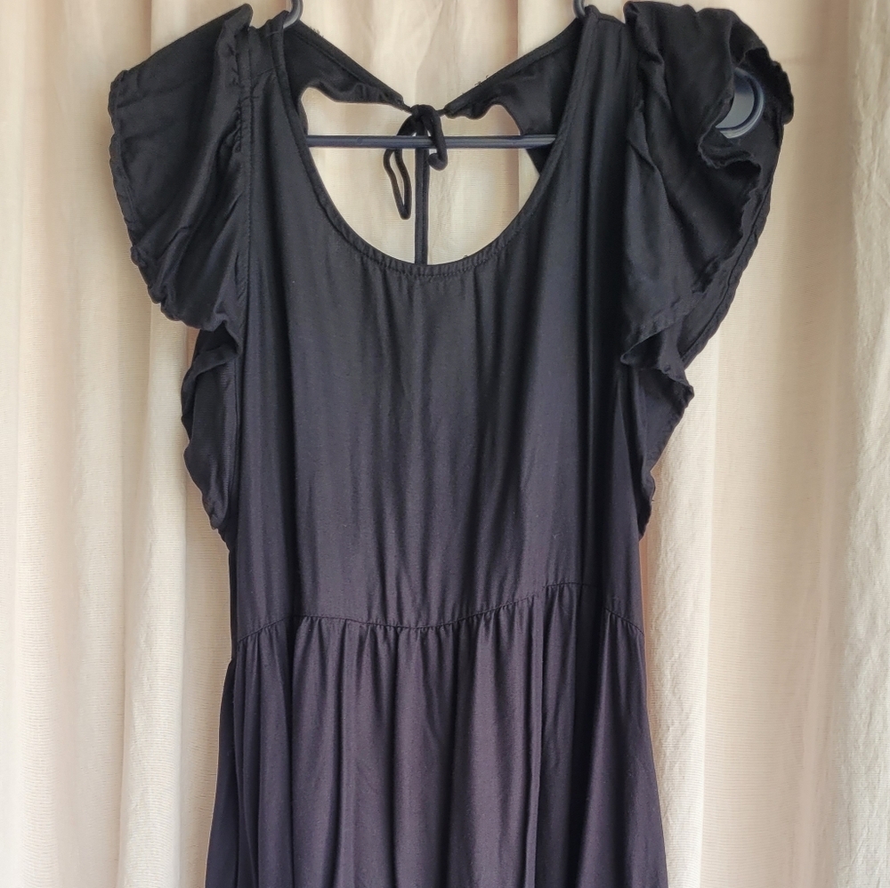 Elegant Black Mini Dress
